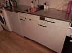 Keuken met rvs blad, Huis en Inrichting, Ophalen of Verzenden, Wit