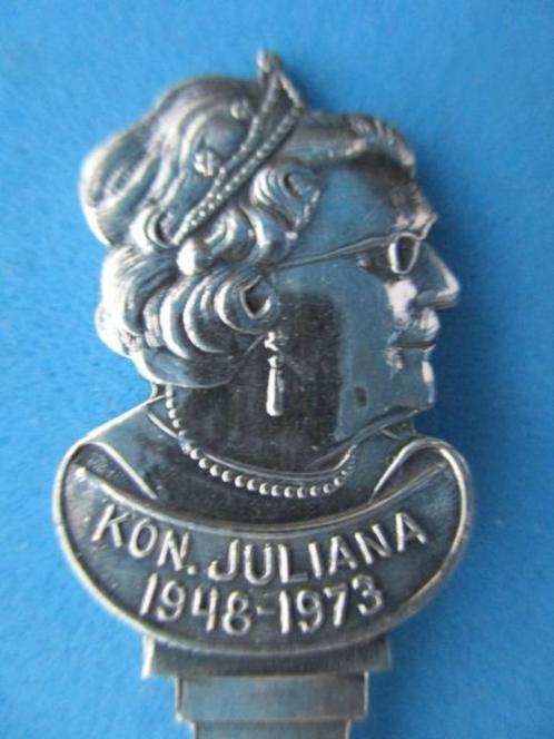(A1112) Koningshuis 1948-1973 Regeerperiode Jaliana 25 jaar, Verzamelen, Porselein, Kristal en Bestek, Gebruikt, Bestek, Ophalen of Verzenden