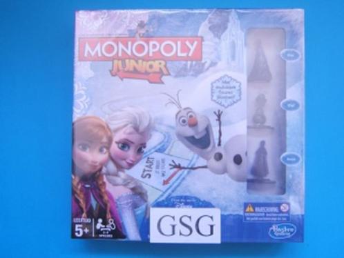 Monopoly Junior Disney Frozen nr. 1014 B2247 104-00 (Nieuw), Hobby en Vrije tijd, Gezelschapsspellen | Bordspellen, Nieuw, Ophalen