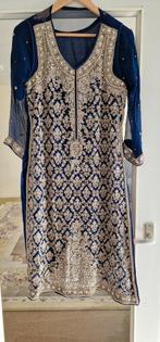 Pakistaanse, Indiase, Sare.takchita, Shalwar kameez, Kleding | Dames, Maat 38/40 (M), Overige typen, Blauw, Nieuw