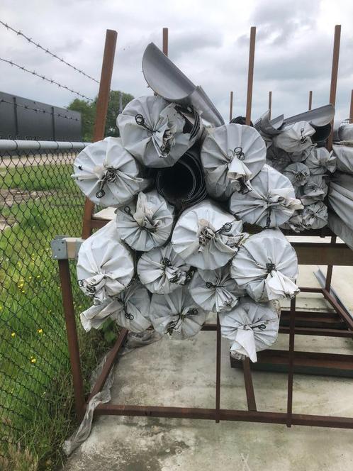 Partij PVC mastgoot, nieuw in verpakking.  2 en 4 meter., Doe-het-zelf en Verbouw, Buizen en Afvoer, Nieuw, Dakgoot, Pvc, Ophalen