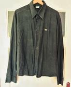 Zwart Lacoste overhemd, Zwart, Ophalen of Verzenden, Zo goed als nieuw, Halswijdte 43/44 (XL)