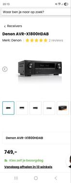Denon  AVR X1800H DAB geseald in doos, Audio, Tv en Foto, Versterkers en Receivers, Ophalen, Overige systemen, Denon, Nieuw