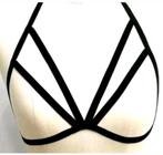 Harnas-top / Lingerie strappy top - BH edgy & stijlvol Sexy, Ophalen of Verzenden, Zwart, BH