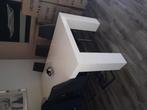 Eettafel met 6 stoelen wit hoogglans, Huis en Inrichting, Tafels | Eettafels, Ophalen of Verzenden, Zo goed als nieuw, Rechthoekig