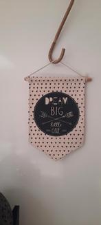 Wanddecoratie 'Dream Big Little One', Huis en Inrichting, Woonaccessoires | Tekstborden en Spreuken, Ophalen of Verzenden, Zo goed als nieuw