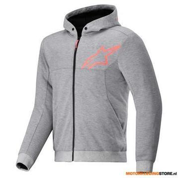 Alpinestars Chrome V2 Sport Motorhoodie, Grijs-Rood beschikbaar voor biedingen