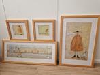 Te koop: 4 schilderijtjes, Ophalen, Hout, Minder dan 50 cm