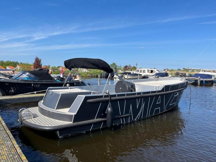 Van Vossen Tender 777 Cabin, Watersport en Boten, Sloepen, Gebruikt, 50 tot 70 pk, 6 meter of meer, Buitenboordmotor, Benzine