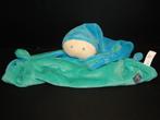 DIFRAX POPJE KNUFFELDOEK SOFTDOEK VELOURS BLAUW, Verzenden, Nieuw, Overige typen