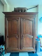 Grote houten Franse garderobe, Ophalen, Gebruikt, 200 cm of meer, 150 tot 200 cm
