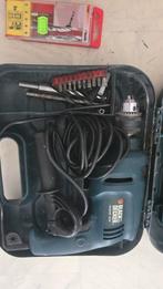 Black Decker, Doe-het-zelf en Verbouw, Gereedschap | Boormachines, Ophalen of Verzenden, Zo goed als nieuw, 600 watt of meer
