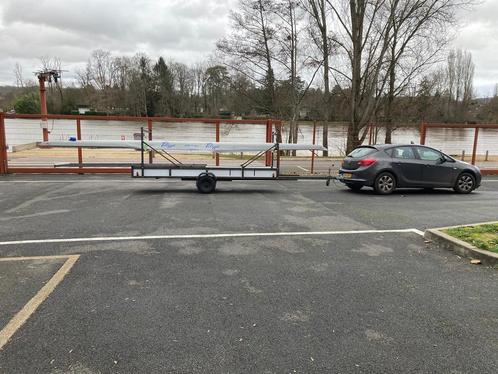 Bootwagen roeiboten, Watersport en Boten, Roeiboten, Gebruikt, Staal, Met aanhanger of trailer, Ophalen