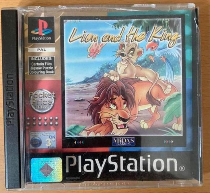 Lion and the king, Spelcomputers en Games, Games | Sony PlayStation 1, Zo goed als nieuw, Avontuur en Actie, 1 speler, Vanaf 12 jaar