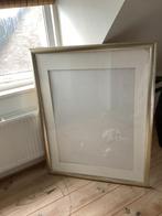 schilderij / foto / posterlijst ,zilverkleurig , 98x125, Huis en Inrichting, Woonaccessoires | Lijsten, Ophalen, Gebruikt, 125 cm of meer