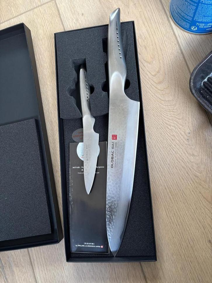 Global SAI messen, Huis en Inrichting, Keuken | Keukenbenodigdheden, Zo goed als nieuw, Ophalen of Verzenden