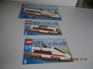 3 9v 7897 Personentrein LEGO Bouwboekjes zeer goede staat! beschikbaar voor biedingen