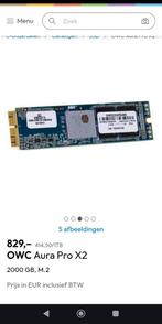 OWC Aura Pro X2 1TB NVMe SSD, Computers en Software, Ophalen of Verzenden, Zo goed als nieuw