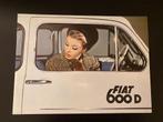 Fiat 600 brochure 1964, Gelezen, Overige merken, Ophalen of Verzenden