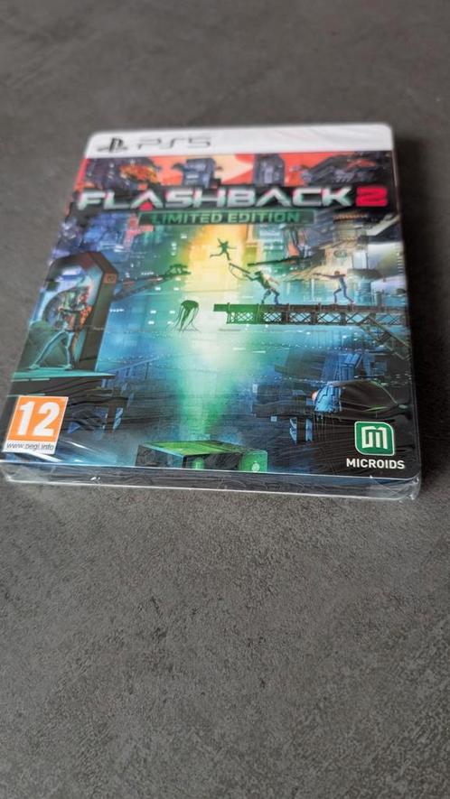 PS5 Flashback 2 Limited Edition Steelbook - Sealed, Spelcomputers en Games, Games | Sony PlayStation 5, Nieuw, Ophalen of Verzenden