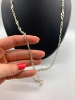 V830 Prachtige zilveren ketting 75 cm lang, Ophalen of Verzenden, X, Zilver, Zilver
