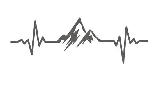 camper caravan bus sticker Heartbeat bergen, Caravans en Kamperen, Camper-accessoires, Nieuw, Ophalen of Verzenden