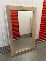 Rustieke spiegel met houten frame, Huis en Inrichting, Ophalen, Gebruikt, 75 tot 100 cm, 150 tot 200 cm