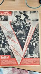 Schweizer Illustrierte Zeitung mei 1945 WW2, Ophalen of Verzenden, Landmacht, Overige gebieden, Boek of Tijdschrift