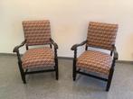 2 mooie fauteuils, Huis en Inrichting, Fauteuils, Ophalen, Minder dan 75 cm, Zo goed als nieuw, Stof
