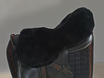 Harry's Horse Merino wol Seat Saver, Zadelovertrek, Zwart beschikbaar voor biedingen