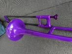 Jiggs pBone Trombone - Paars, Muziek en Instrumenten, Blaasinstrumenten | Trombones, Ophalen, Zo goed als nieuw, Tenor, Met koffer
