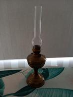 Oude olielamp compleet met glas, Antiek en Kunst, Antiek | Lampen, Ophalen