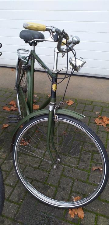 Bsa heren fiets stationsfiets stadsfiets groen beschikbaar voor biedingen
