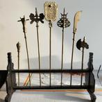 miniatuur wapenrek, hout en koper, Antiek en Kunst, Ophalen of Verzenden, Koper