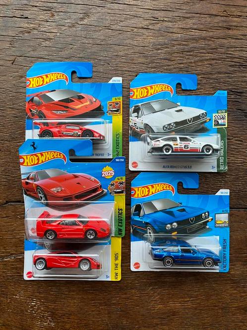 Ferrari, Lamborghini, Alfa en McLaren Hot Wheels, Kinderen en Baby's, Speelgoed | Speelgoedvoertuigen, Nieuw, Ophalen of Verzenden