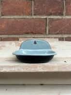 Zeepbakje zwart grijs emaille, Antiek en Kunst, Antiek | Emaille, Ophalen of Verzenden