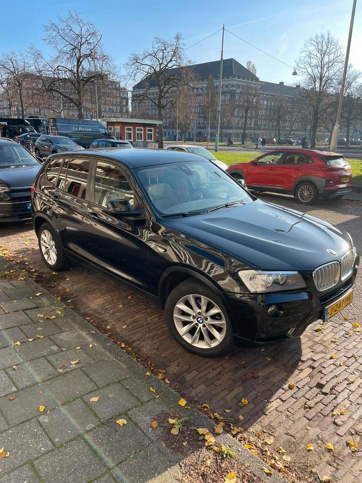 BMW X3 3.0 D Xdrive 30D AUT 2013 Zwart, Auto's, BMW, Particulier, X3, 4x4, ABS, Achteruitrijcamera, Adaptive Cruise Control, Airbags