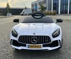 Mercedes GT-R AMG zwart 12V RC / Leder / Rubberban, MP3 AUX, Ophalen of Verzenden, Nieuw, Overige typen