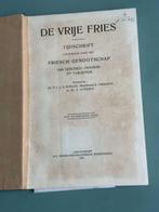 de vrije fries tijdschrift een en dertigste deel 1932, Boeken, Ophalen of Verzenden, 20e eeuw of later, Gelezen