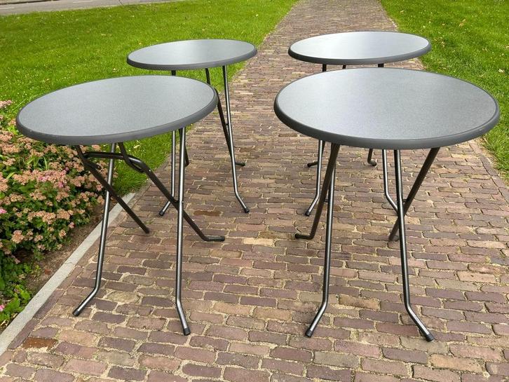Statafels (met zwarte tafelrokken) te huur, Hobby en Vrije tijd, Feestartikelen | Verhuur, Ophalen