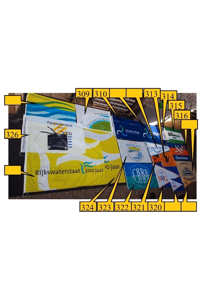 Vlaggen scheepvaartorganisaties, Diversen, Vlaggen en Wimpels, Zo goed als nieuw, Ophalen of Verzenden