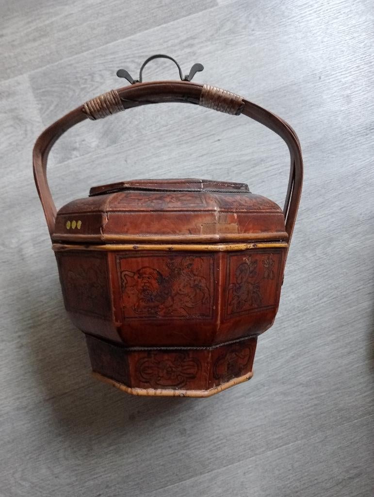 Chinese bruidsmand, Antiek en Kunst, Antiek | Woonaccessoires, Ophalen