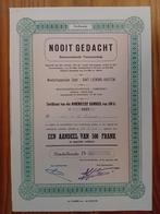 Aandeel Nooit Gedacht - Sint-Lievens-Houtem, Ophalen of Verzenden, 1950 tot 1970, Aandeel