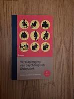 Verslaglegging van psychologisch onderzoek - ZGAN, Niet van toepassing, Ophalen of Verzenden, Zo goed als nieuw, Peter A. Starreveld