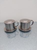 2 roestvrijstalen Vietnamese koffiefilters (Phin), Huis en Inrichting, Keuken | Servies, Overige materialen, Overige typen, Ophalen of Verzenden