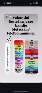 Sos bandje voor de vakantie, Ophalen of Verzenden, Nieuw