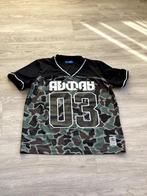 Adidas heren football jersey T-shirt. Camouflage. Maat M, Maat M, Ophalen of Verzenden, Zo goed als nieuw, Shirt