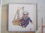 Borduurpatroon  Matroosje pop en Boot   nr 8734, Hobby en Vrije tijd, Borduren en Borduurmachines, Verzenden, Nieuw, Handborduren