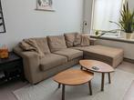 GRATIS: Beige hoekbank/ bank met chaise longue, Ophalen, Gebruikt, Hoekbank, Driepersoons