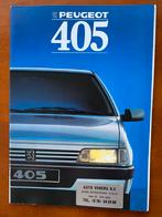 Folder Peugeot 405 1988, Gelezen, Peugeot, Ophalen of Verzenden